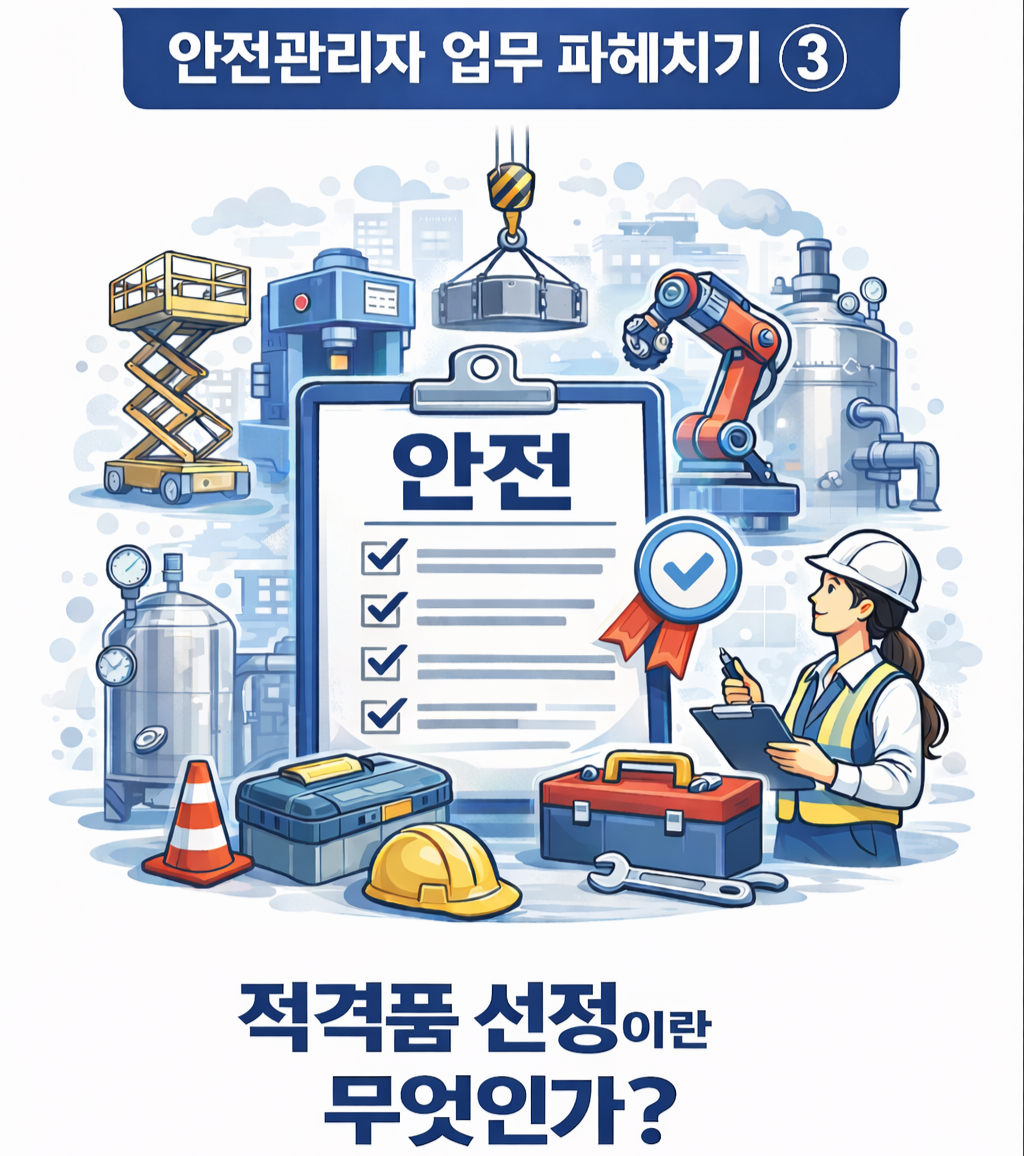 안전관리자 업무 파헤치기 3 - 적격품 선정이란 무엇인가?