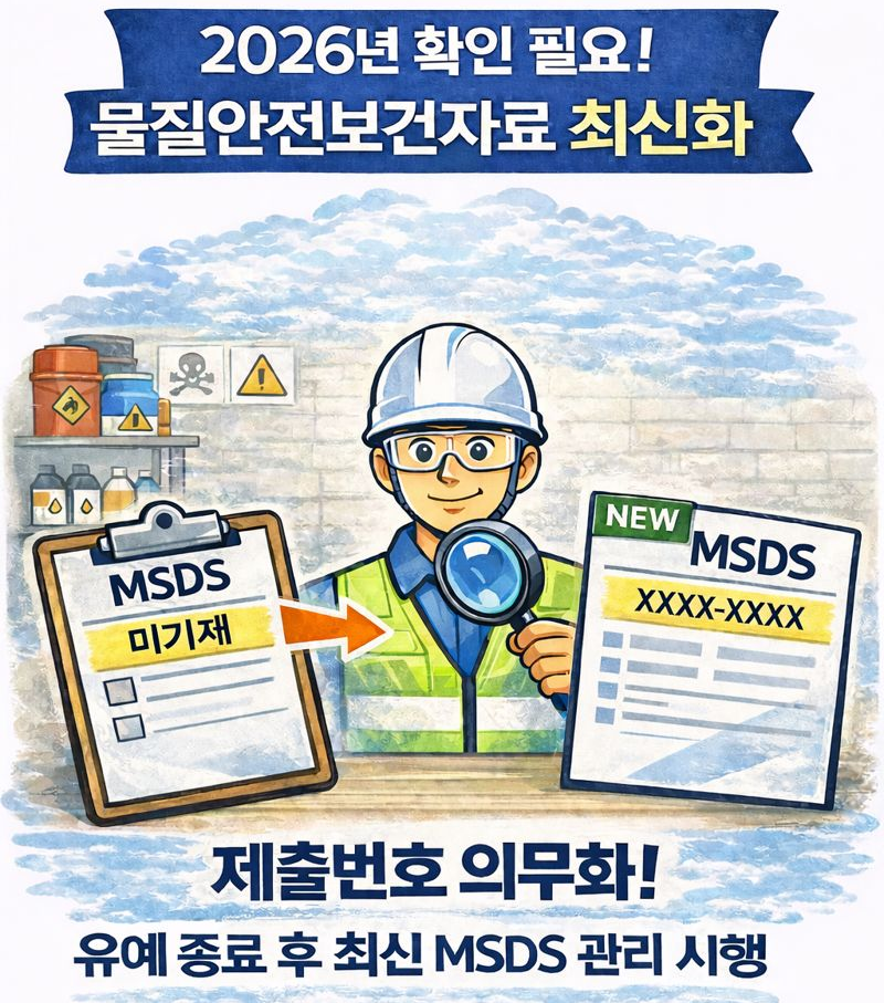 2026년 확인 필요! 물질안전보건자료 최신화